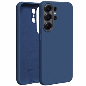 Etteri силиконовый Mag чехол для Samsung Galaxy S26 Ultra тёмно-синий