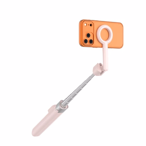 Tech-Protect L10S Bluetooth-selfikepp, roosa ja hall