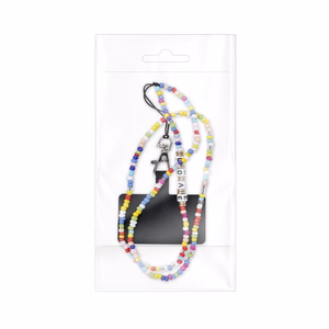 PIXIE Phone lanyard, Phone pendant / cord length 68cm (34cm in the loop) / on neck - beads