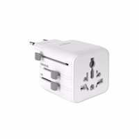 Puro Universal Travel Adapter - Valge