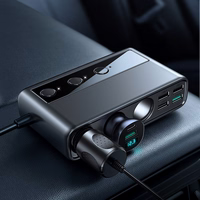 Car laadija Joyroom 9in1 154W 3x12V, PD USB Type-C, QC3.0 USB-A, 4xUSB-A JR-CL06