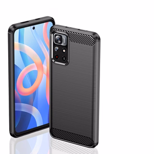 Carbon Case Flexible Cover Sleeve for Xiaomi Redmi Note 11 must