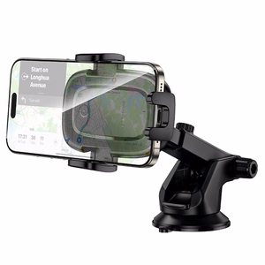 Borofone Car holder BH223 Follower with induction charging to windshield black (damaged packaging)