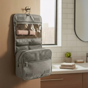 Dunlop riputatav reisitarvete kott, 25 × 20 × 10 cm, hall