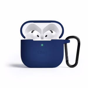 Etteri силиконовый чехол для AirPods 4 темно-синий