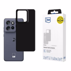3mk Matt Ümbris jaoks Motorola Edge 50 Neo - must