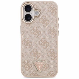 Guess 4G Triangle Logo MagSafe Ümbris jaoks iPhone 17 - Rose Kuldne
