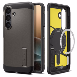 SPIGENi ümbris TOUGH ARMOR ühildub MagSafe'iga SAMSUNG S26 jaoks relvastatud metallist