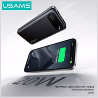 Akupank USAMS PB80 PD20W 10000mAh valge
