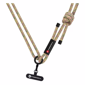FORCELL F-DESIGN S10X165 crossbody phone lanyard with adjustable length (max 82,5cm in the loop) roheline roosa purple