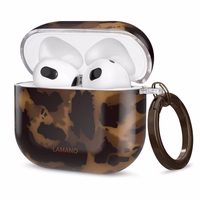 Tech-Protect Lamano ümbris jaoks AirPods 4 - brown and must