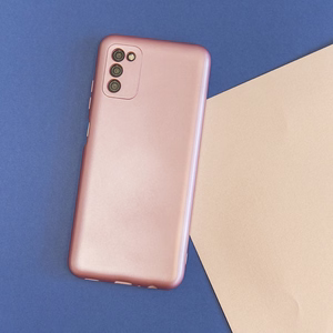 Metallic ümbris jaoks Samsung Galaxy A25 5G (global) roosa
