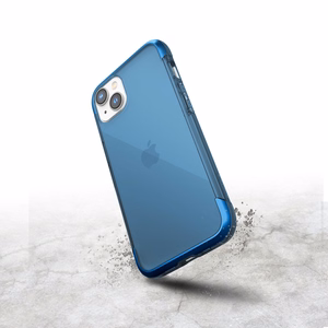 Raptic X-Doria Air ümbris iPhone 14 soomustatud kate sinine