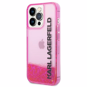Karl Lagerfeld KLHCP14XLCKVF iPhone 14 Pro Max 6.7 "roosa / roosa hardcase Liquid Glitter Elong