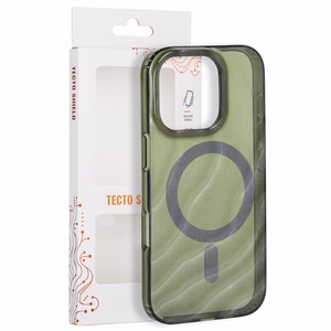 Tecto Shield Desert Mag ümbris mudelile iPhone 16 Pro 6,3", tume oliivroheline