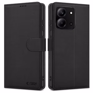 Tech-Protect Wallet Ümbris jaoks Xiaomi Redmi 15C 173mm / Poco 85C 173mm - must