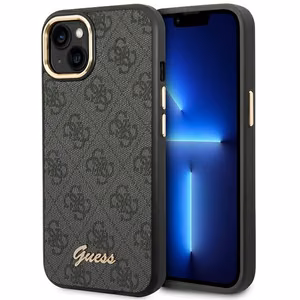 Guess GUHCP14MHG4SHK iPhone 14 Plus 6.7 "must / must hard ümbris 4G Vintage kuldne Logo