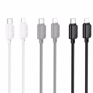Cable USB C to Lightning Hoco PD 27W 1 m X113 black