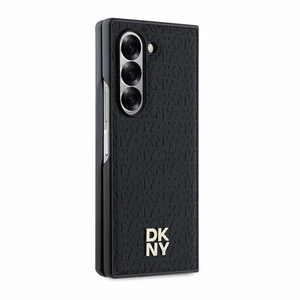 DKNY Repeat Pattern Stack Logo Ümbris jaoks Samsung Galaxy Z Fold6 - Must