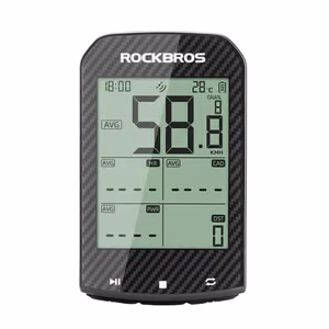 Велокомпьютер Rockbros M1Pro Bluetooth GPS, IPX6 — черный