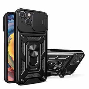 Hybrid Armor Camshield ümbris jaoks Realme 10 Pro armored ümbris with camera cover must