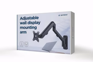 Gembird MA-WA1-02 monitori hoidja, kuni 27"