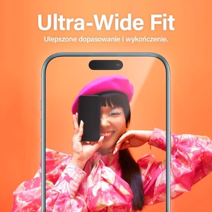 PanzerGlass Ultra-Wide Fit Karastatud klaas with Positioner jaoks iPhone 15 Pro Max