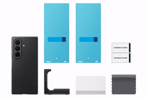 Samsung Galaxy Z Fold8 Ultra aramiidkiust magnetümbris 2 peegeldusvastase kilega, must