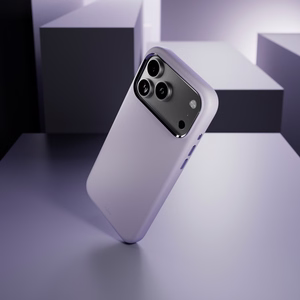 Puro Icon Mag Pro чехол из жидкого силикона для iPhone 17 Pro, совместимый с MagSafe, с защитой камеры и алюминиевыми кнопками - розовый