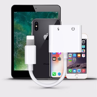 Joyroom S-Y104 headphone Lightning / 2x Lightning adapter - valge