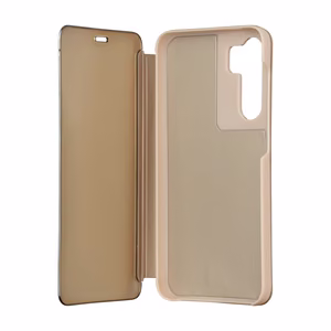 Fold Mirror View Case for Samsung Galaxy A14 4G / A14 5G kuldne