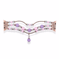 Bracelet loop jaoks Apple Watch 38/40/41 design 4 kuldne-purple