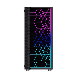 Gembird Fornax 2500 ARGB Gaming ATX Midi Tower tagavalgustusega must arvutikorpus