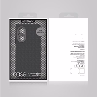 Nillkin Textured Case vastupidav tugevdatud ümbris geelraamiga ja nailonist tagaküljega Honor 50 SE jaoks must