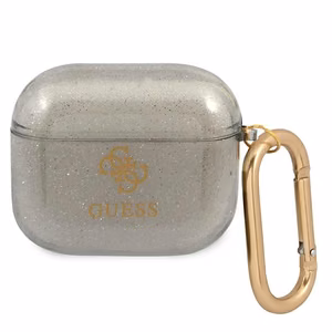 Guess GUA3UCG4GK AirPods 3 ümbris must/must Glitter Collection