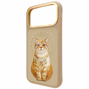Nimmy Lucky Fashion Cat MagSafe ümbris iPhone 17 Pro pruun