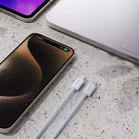 Dudao L6C USB-C - USB-C PD 30W kaabel 2m - light sinine