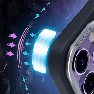 X-ONE Dropguard Magnetic Ümbris Air (MagSafe compatible) - jaoks Apple iPhone 15 Plus must