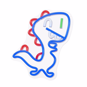 Neon PLEXI LED JURASSIC BABY DINO sinine FLNJ01 Forever Light
