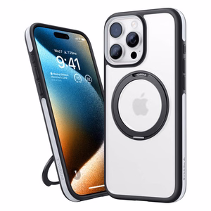 Torras Ostand R Fusion ümbris iPhone 16 Pro-le (must)