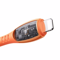 Joyroom S-A59 Vibrant Series 3A USB-A - Lightning kaabel 1.2m - oranž