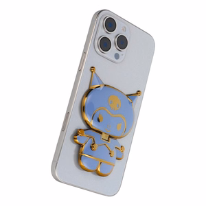 Phone stand DOLL - stick-on - sinine