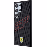 Ferrari Big SF Perforated ümbris jaoks Samsung Galaxy S24 Ultra - must