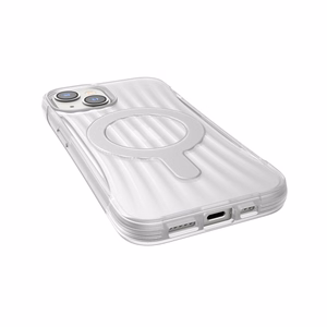 Raptic X-Doria Clutch Case iPhone 14 koos MagSafe tagakattega läbipaistev