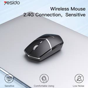 Yesido Computer mouse KB16 juhtmevaba must