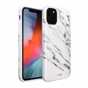 Laut Huex Elements ümbris seadmele iPhone 11 Pro Max, valge marmori mustriga