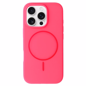 Magsafe Slim Silicone jaoks Iphone 15 Pro roosa