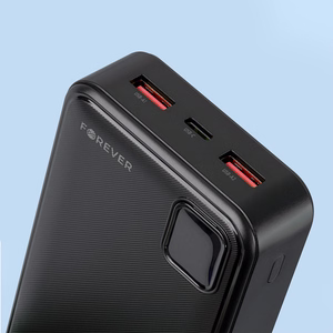 Forever akupank TB-300L PD QC 22,5W 20000 mAh must