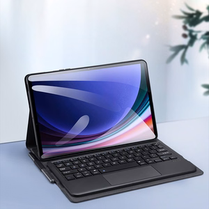Dux Ducis Bluetooth Keyboard Ümbris (TK Series) jaoks Samsung Tab S9 - must