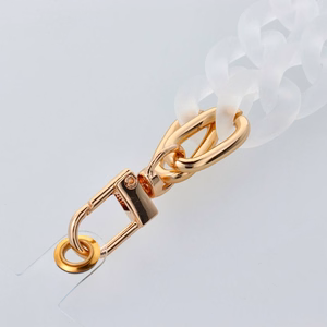PANAMA Phone lanyard, Phone pendant / cord length 40cm (20cm in the loop) / on wrist - valge